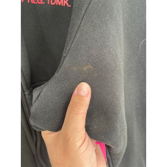 ECKO UNLTD Pullover Black Hoodie 3X Y2K Spell Out Work Wear Streetwear - Picture 9 of 9